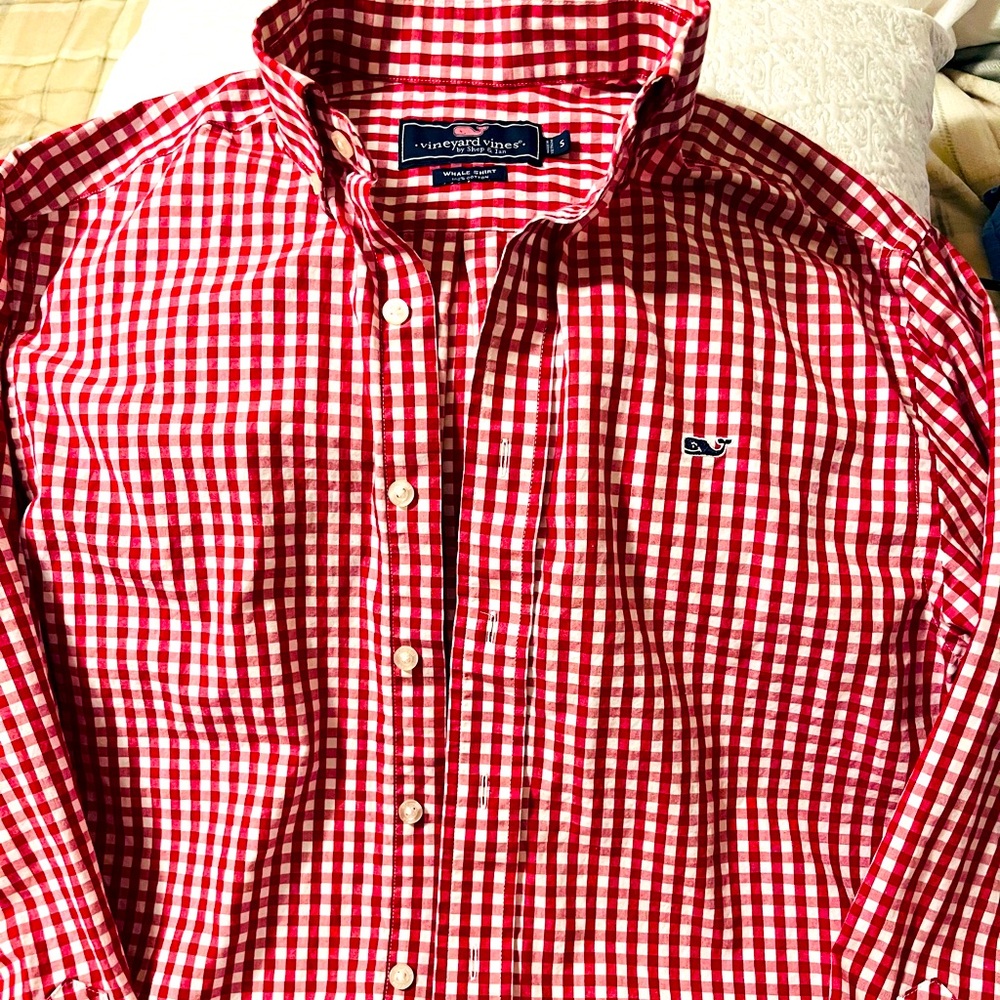 Vineyard Vines gingham men’s shirt